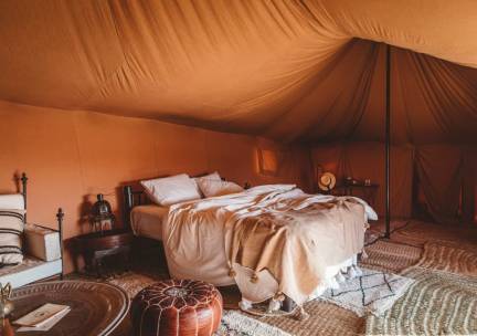Glamping in de Agafay woestijn