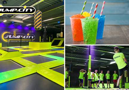 Jumpen (1 uur) of Disco Jump + evt. kleine slush