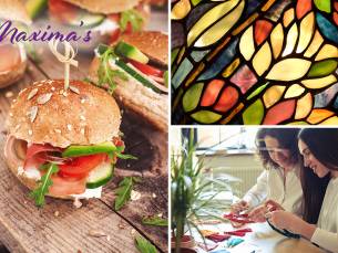 Workshop folie in lood (3 uur) + lunchplank bij Maxima's