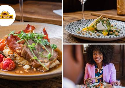 3-gangen keuzediner + amuses bij De Colonie