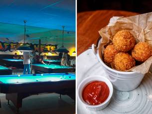 2 uur poolen + portie bitterballen bij PoolcafÃ© de Kets