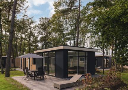 Kubus Lodge met infrarood cabine