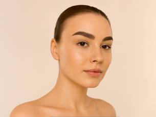 Permanente make-up (PMU) powder brows of lipblush