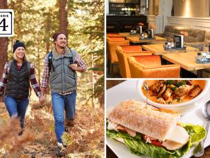 Wandelarrangement: warme drank + gebak en lunch bij Brasserie 14