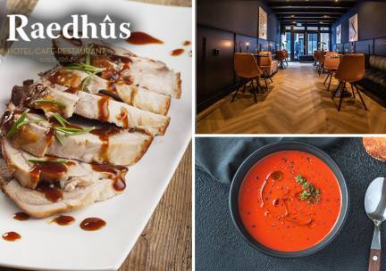 3-gangen keuzediner bij Â´t RaedhÃ»s