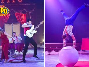 Entree voor het Circus Pipo Hotel