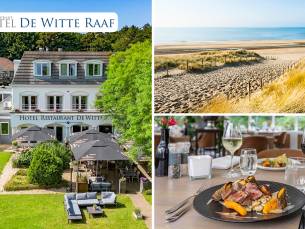 Overnachting(en) voor 2 + ontbijt + 2-gangendiner in Noordwijk
