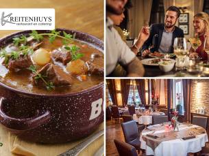 4-gangen keuzediner bij Restaurant Het Kreitenhuys