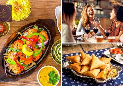 Indiaas 3-gangen keuzediner bij Diwali Restaurant op de Koemarkt
