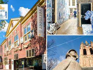 Stadswandeling (1,5 uur) met gids door Delft + koffie of thee