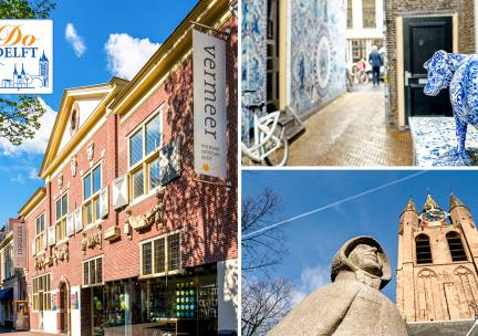 Stadswandeling (1,5 uur) met gids door Delft + koffie of thee