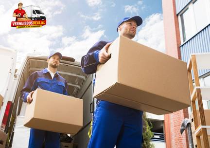 Verhuisservice met 2 verhuizers + verhuisbus (2, 4, 6 of 8 uur)