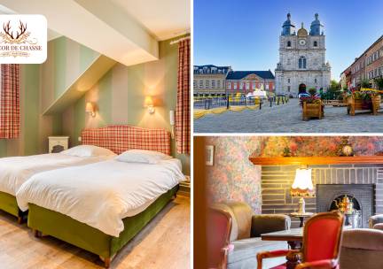 Overnachting voor 2 of 4 + ontbijt + late check-out in de Ardennen