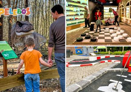 Entree Dino Adventure + minigolf + speelgoedmuseum