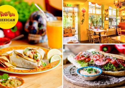 2-gangen keuzelunch of Latin high tea bij Tortillas