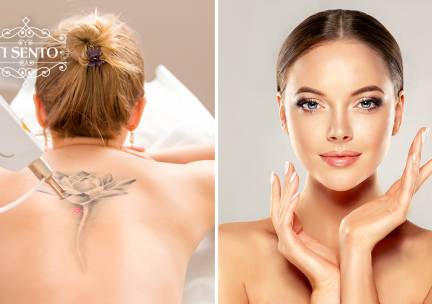 Gezichtsbehandeling naar keuze (45 min) of tattoo verwijderen (1-30 cm)