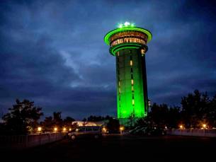 UNIEK verblijf in de iconische watertoren van Zwolle + luxe kamer metBAD voor 2- pers. & Rituals producten + GRATIS parkeren!