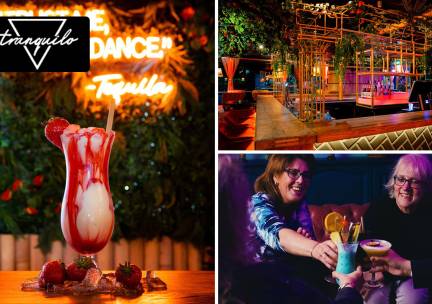 High cocktail + brood + nacho's + tafelwater bij Tranquilo