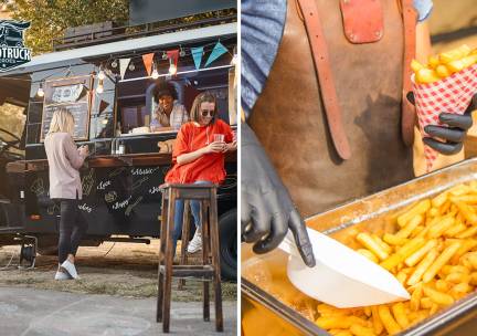 Waardebon voor frietkar op locatie (1,5 uur)