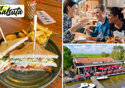 2-gangen keuzelunch bij Restaurant Salsuta