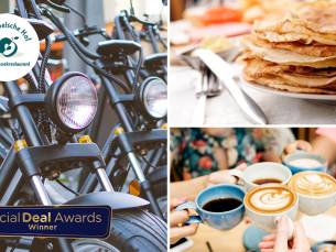 E-chopper of fatbike (3 uur) + warme drank + naturel pannenkoek bij De Appelsche Hof