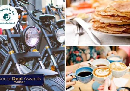 E-chopper of fatbike (3 uur) + warme drank + naturel pannenkoek bij De Appelsche Hof