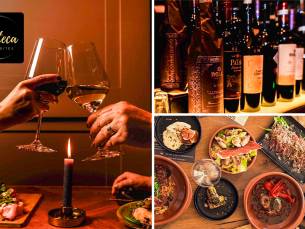 4-gangen Big Bites & Wine + amuse bij Enoteca
