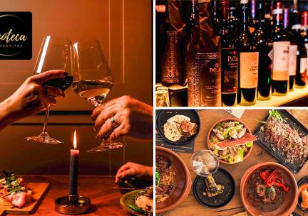 4-gangen Big Bites & Wine + amuse bij Enoteca