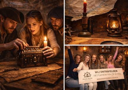 Spannende escaperoom voor 2-7 personen (60 min)
