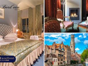 Overnachting voor 2 + ontbijt + late-checkout in Brugge