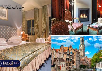Overnachting voor 2 + ontbijt + late-checkout in Brugge