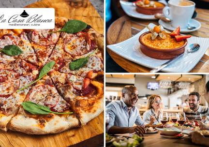 2- of 3-gangen keuzediner bij Restaurant La Casa Blanca â Mediterranean Cuisine