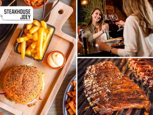 3-gangendiner Ã  la carte of All-You-Can-Eat spareribs bij Steakhouse Joey