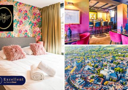 Overnachting voor 2 + ontbijt + late check-in + late check-out + fles wijn in Middelburg