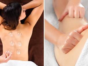 Cuppingmassage naar keuze of bindweefselmassage (45 min)