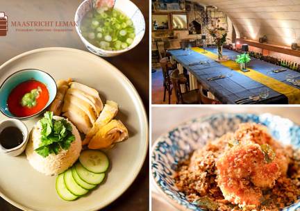 Chinees-Maleisische 3-gangen keuzelunch of -diner