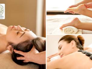 Massage of headspa naar keuze, wimperlift + tint of voetspa (60 min)