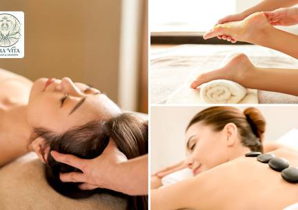 Massage of headspa naar keuze, wimperlift + tint of voetspa (60 min)