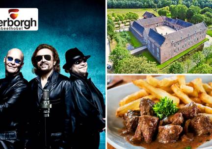 Entree Bee Gees Tribute + 2-gangendiner + drankje bij Landgoed Kasteel Terborgh
