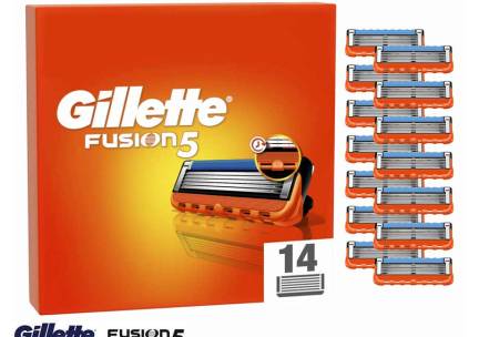 14-Pack Gillette Fusion5 - Extreem Voordelig Scheren! ...
