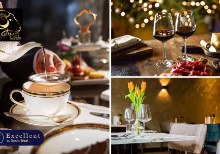 Luxe high tea, high wine of high beer inclusief borrelplank en hapjes (2 uur)