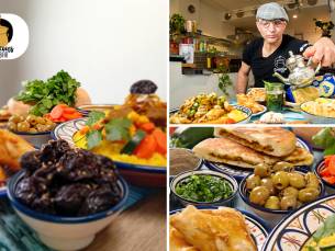 Couscous + soep + salade + evt. nagerecht bij de Couscousbar