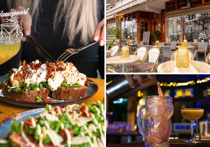 Lunchgerecht + evt. cocktail bij Cocktailbar Blauwpoort