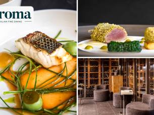 5- of 6-gangenlunch of -diner van de chef bij Restaurant Aroma Italian Fine Dining