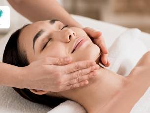 Gezichtsbehandeling + evt. guasha (40 of 75 min) of ontspanningsmassage (60 min)