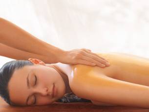 Ontspanningsmassage (60 min) + kruidenthee