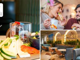 Ontbijtplank + koffie/thee + verse jus d'orange bij Brasserie Beezz