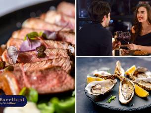 Luxe 3- of 4-gangendiner met vrije keuze van de kaart + amuse