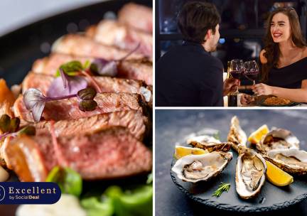 Luxe 3- of 4-gangendiner met vrije keuze van de kaart + amuse