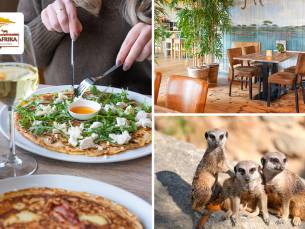 2-gangen keuzelunch bij Restaurant Klein Afrika